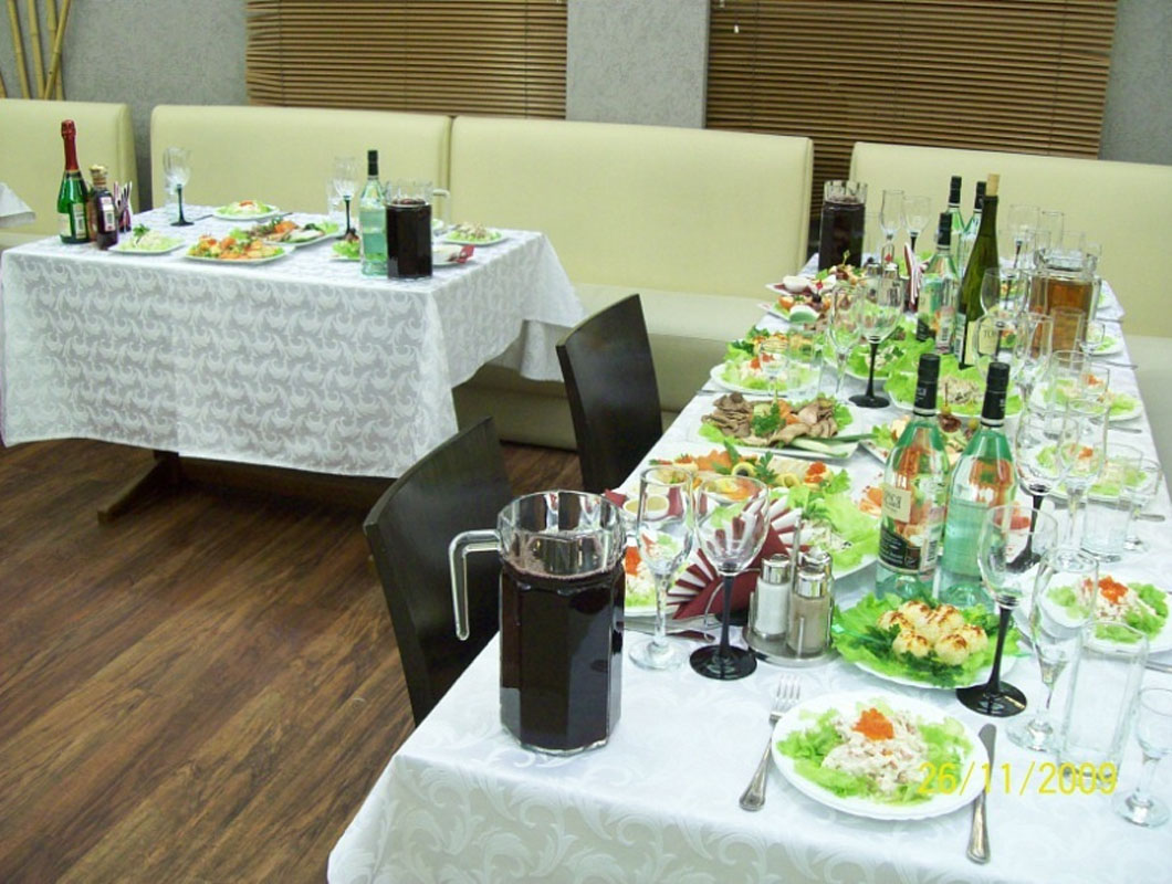 Зал на 30 человек — банкетный зал 55 широта, фото