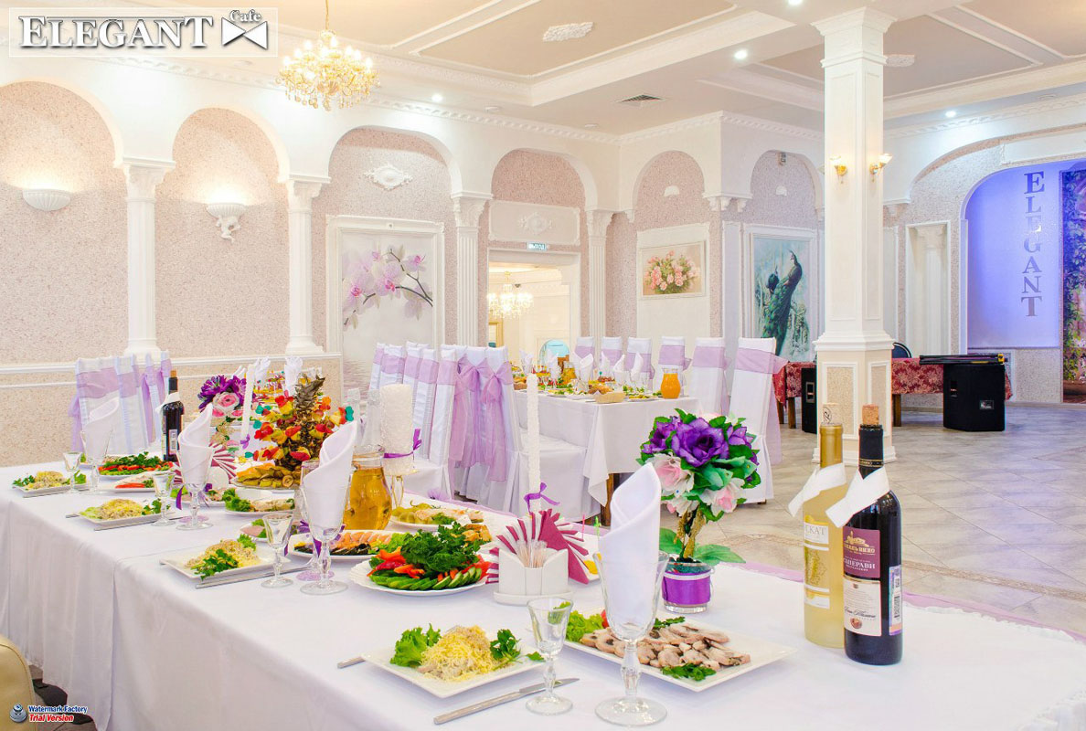 Зал на 100 человек — Кафе Элегант