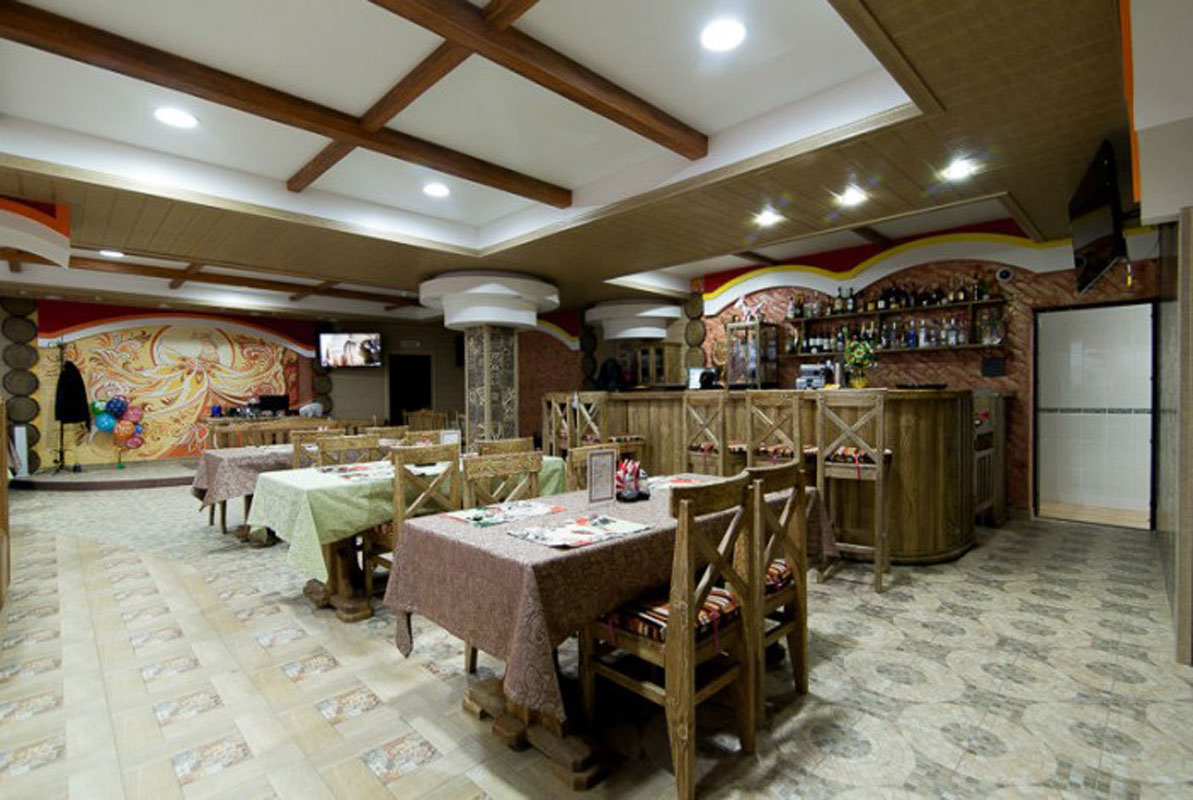 Русский самовар — Основной зал, фото банкетного зала