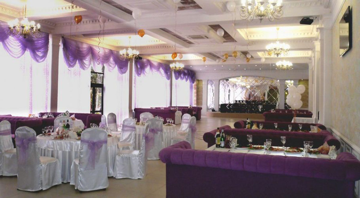 Фьюжн — Основной зал, фото банкетного зала