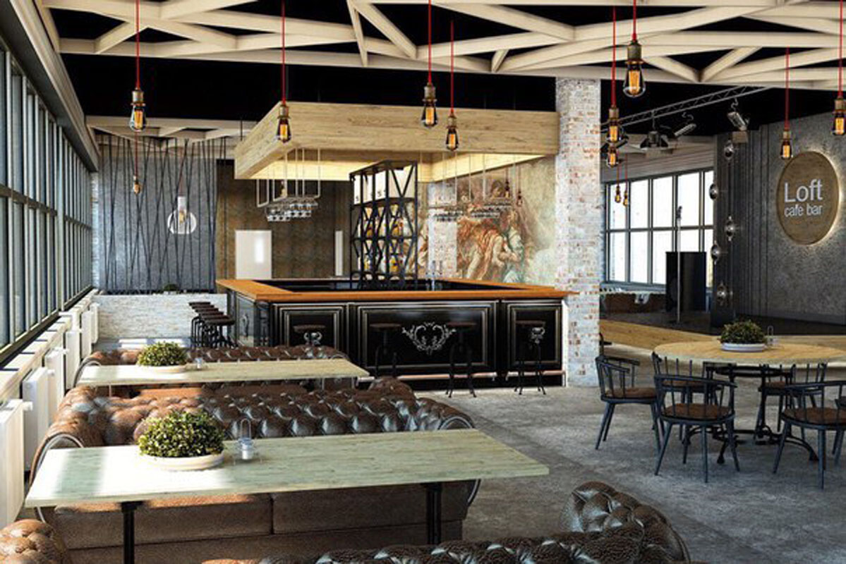 Лофт — Основной зал, фото банкетного зала