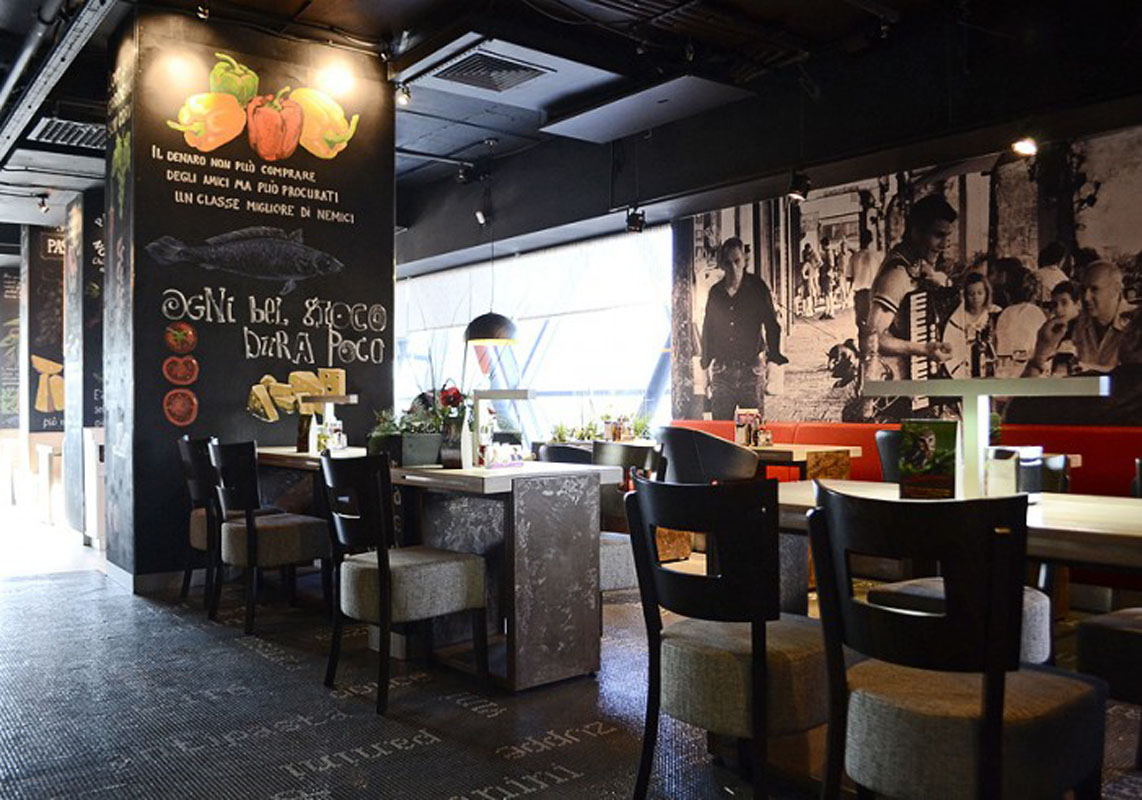Основной зал — Ресторан Scoozi