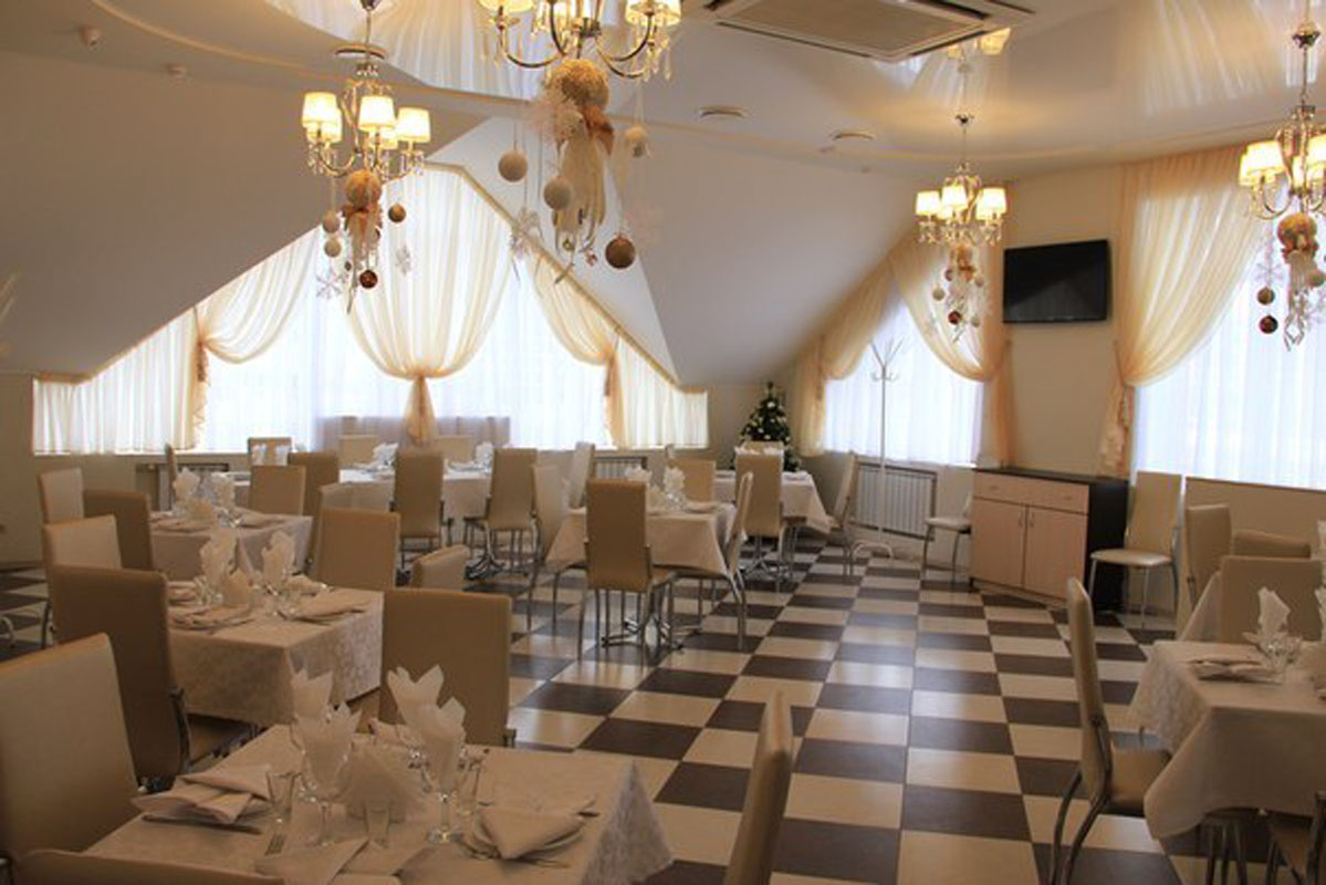 Белуга — Основной зал, фото банкетного зала