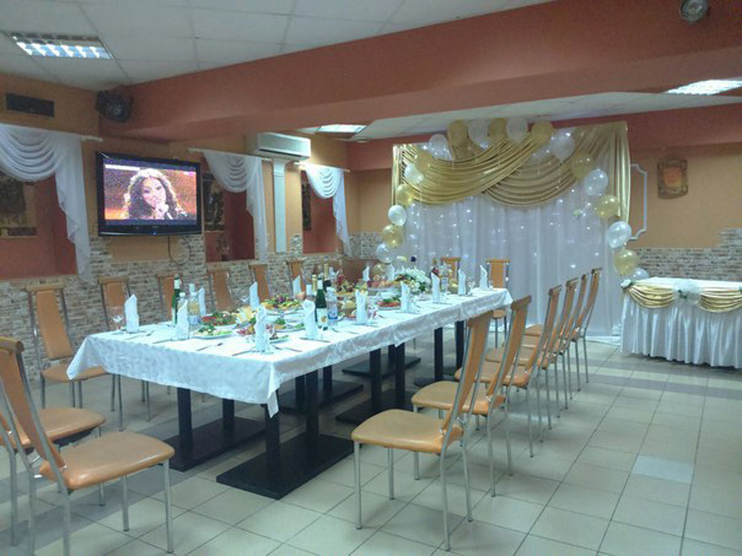 Антей — Зал на 60 человек, фото банкетного зала