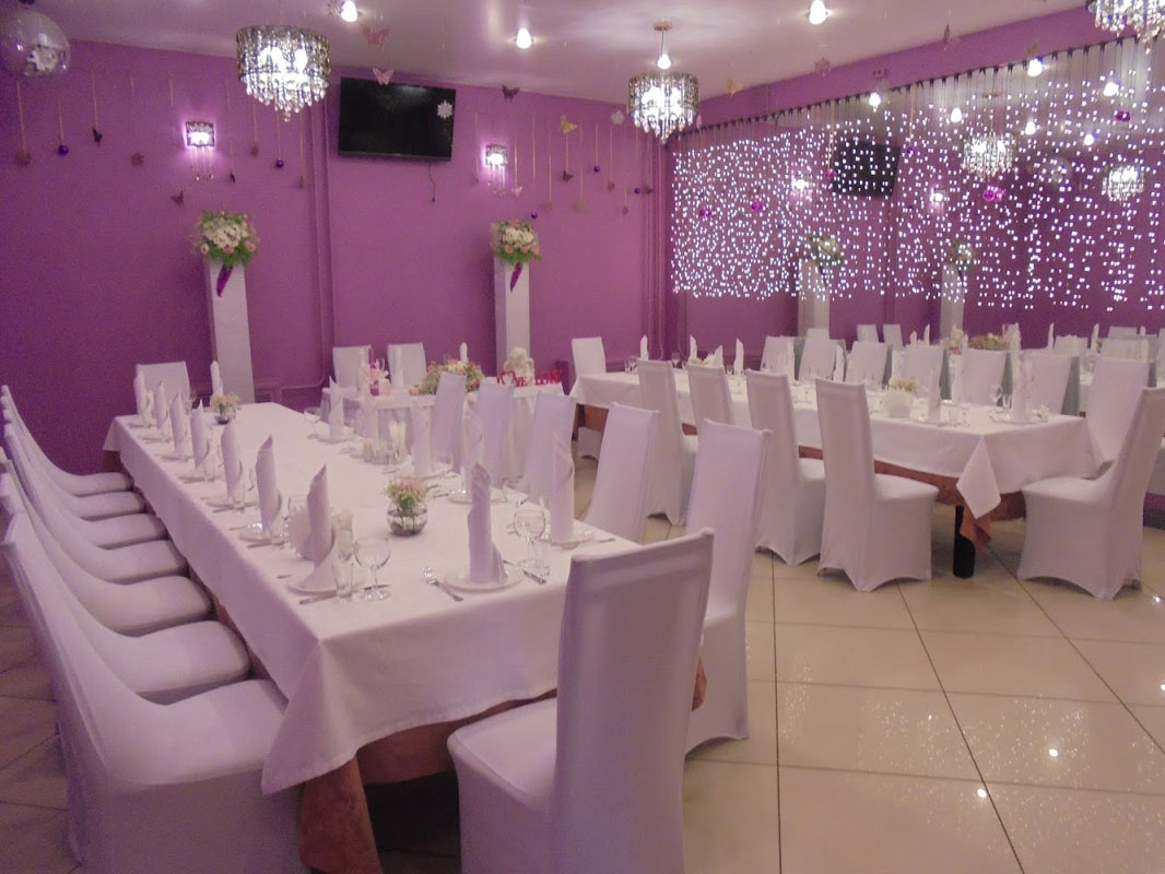 Кафе Артишок — Зал «Лиловый», фото банкетного зала