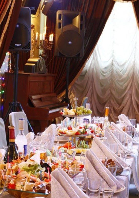 Клен — Основной зал, фото банкетного зала