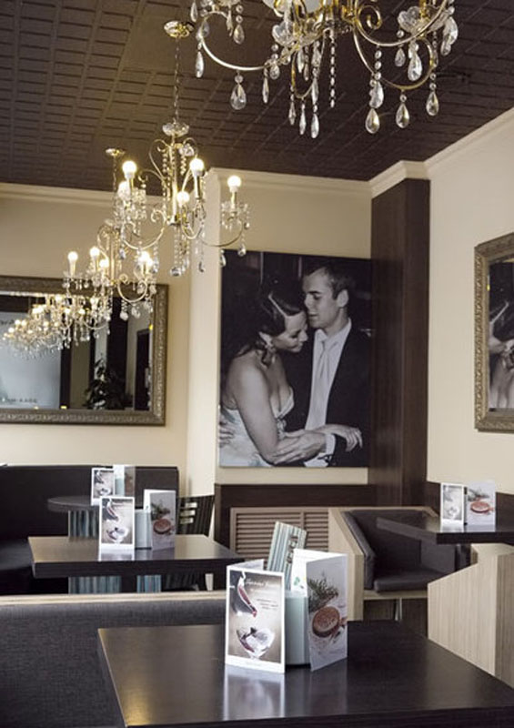 Круассан кафе на Багратиона — Основной зал, фото банкетного зала