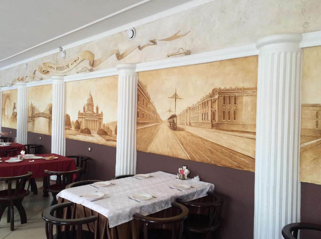 Основной зал — Кафе Невское