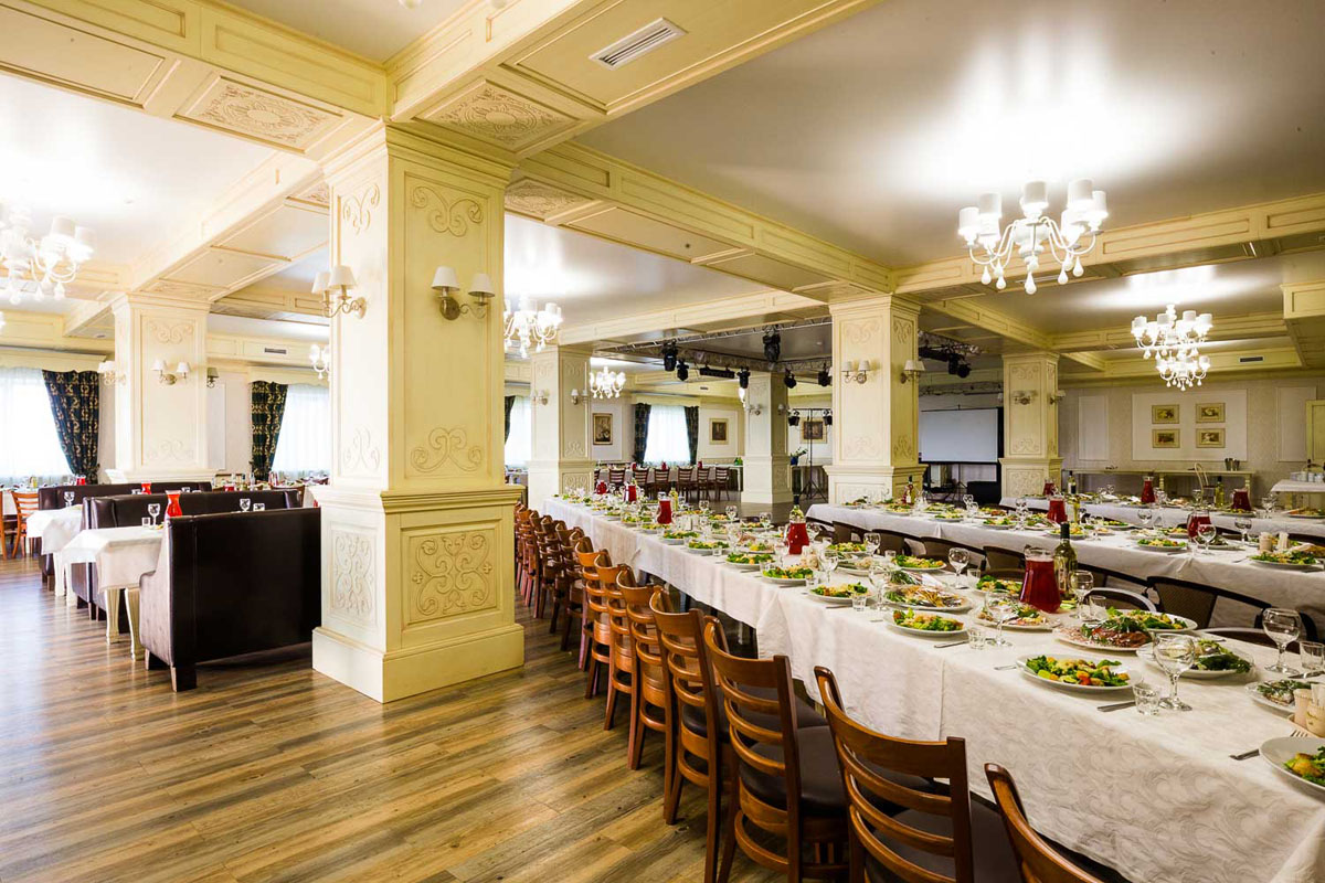 Зал на 250 человек — Ресторан Амбар