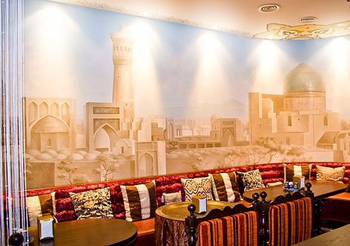 Турандот — Зал с баром, фото банкетного зала