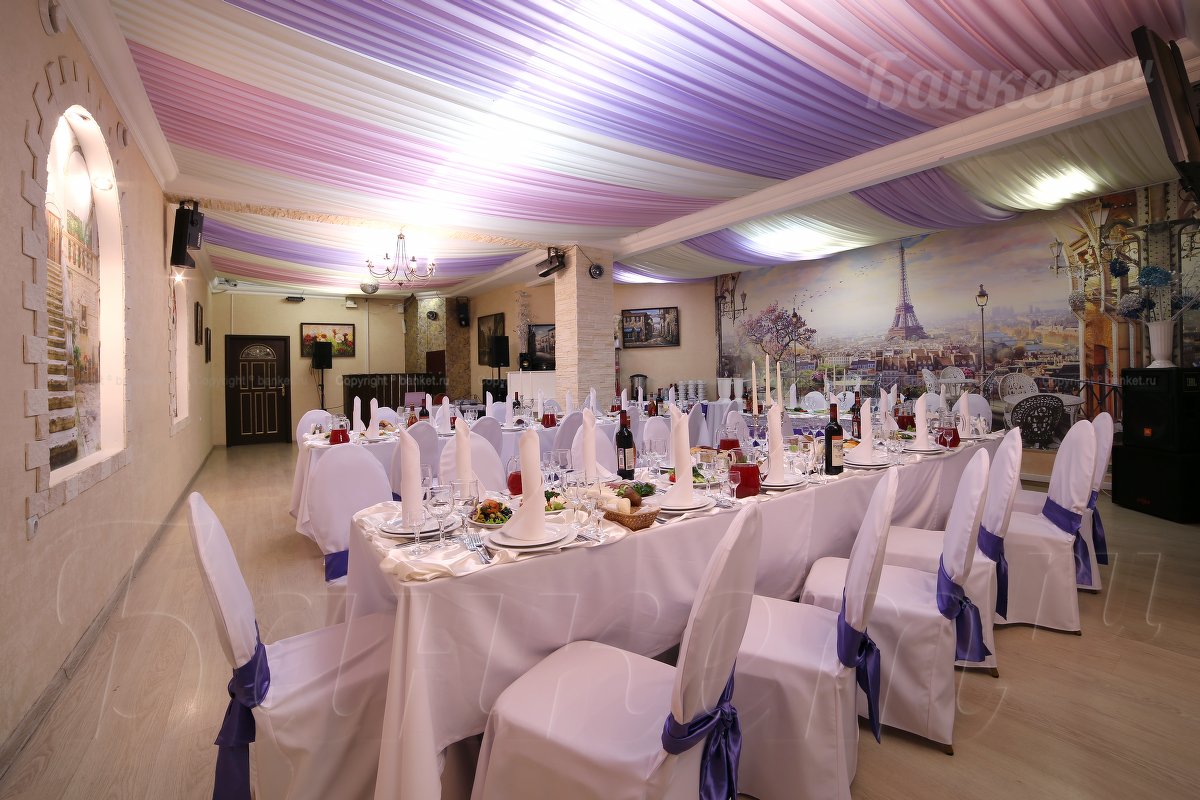 Зал Париж — Ресторан - Банкетный зал Высший Пилотаж