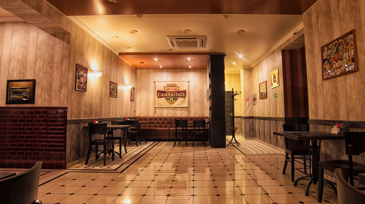 Зал на 20 человек — Драфт-кафе Кембридж