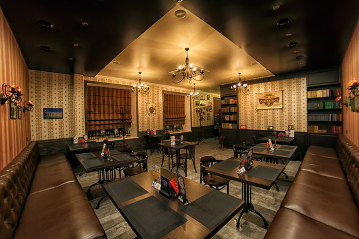 Зал на 40 человек — Драфт-кафе Кембридж