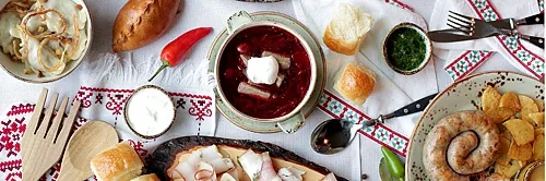 Основной зал — Борщ и Сало