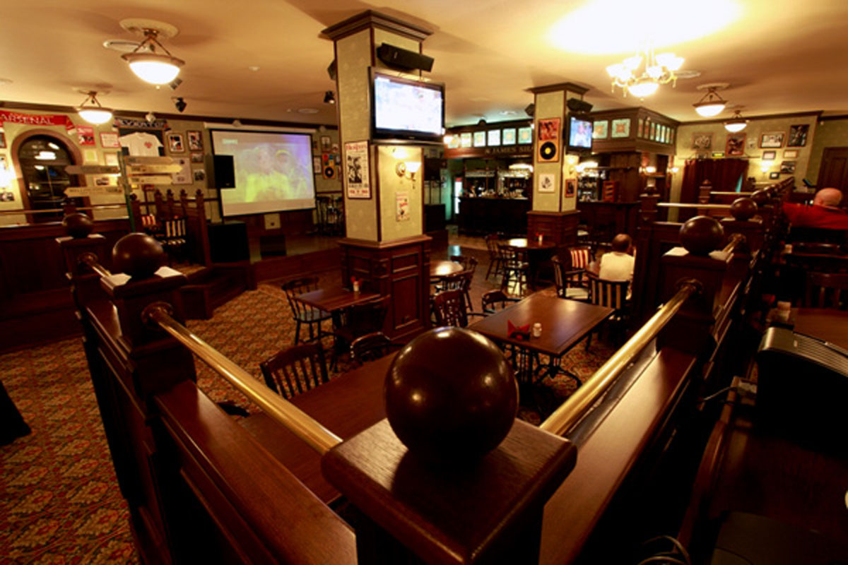 Зал на 150 человек — The James Shark Pub