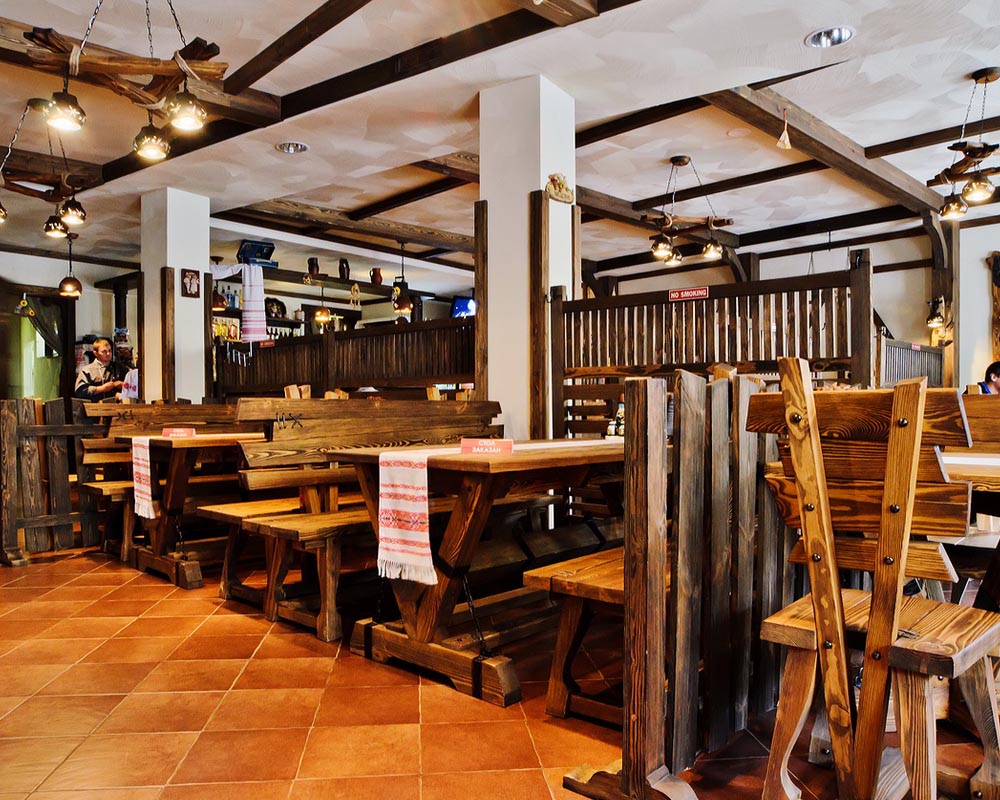 1-й зал — Кафе-бар Белорусская Хата