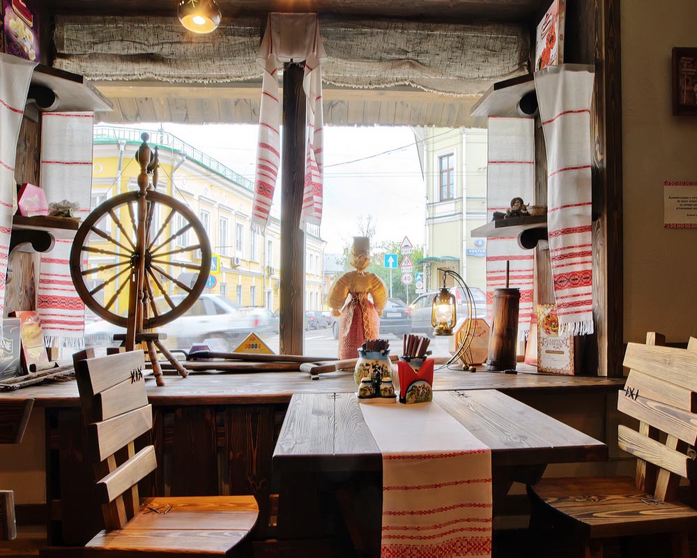 1-й зал — Кафе-бар Белорусская Хата