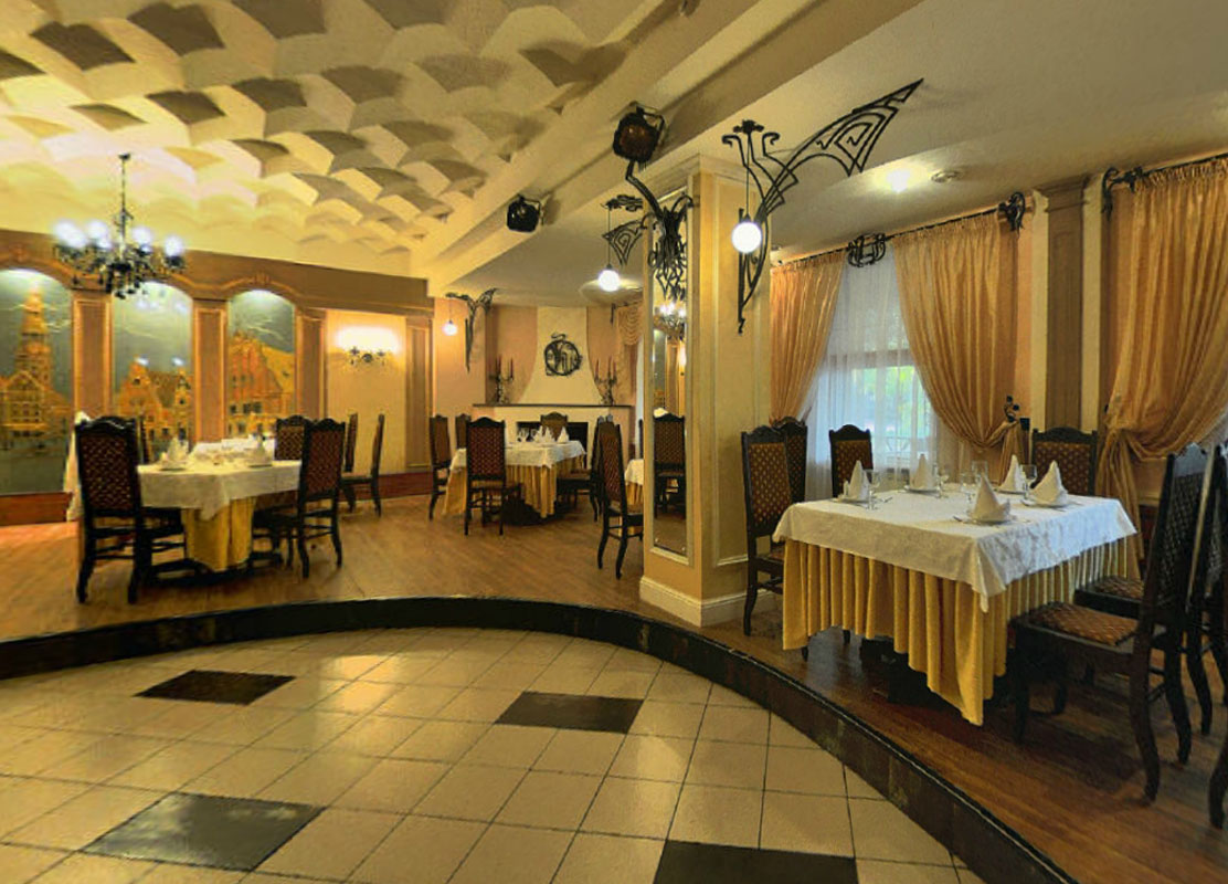 Ресторан Латвия — Основной зал, фото банкетного зала