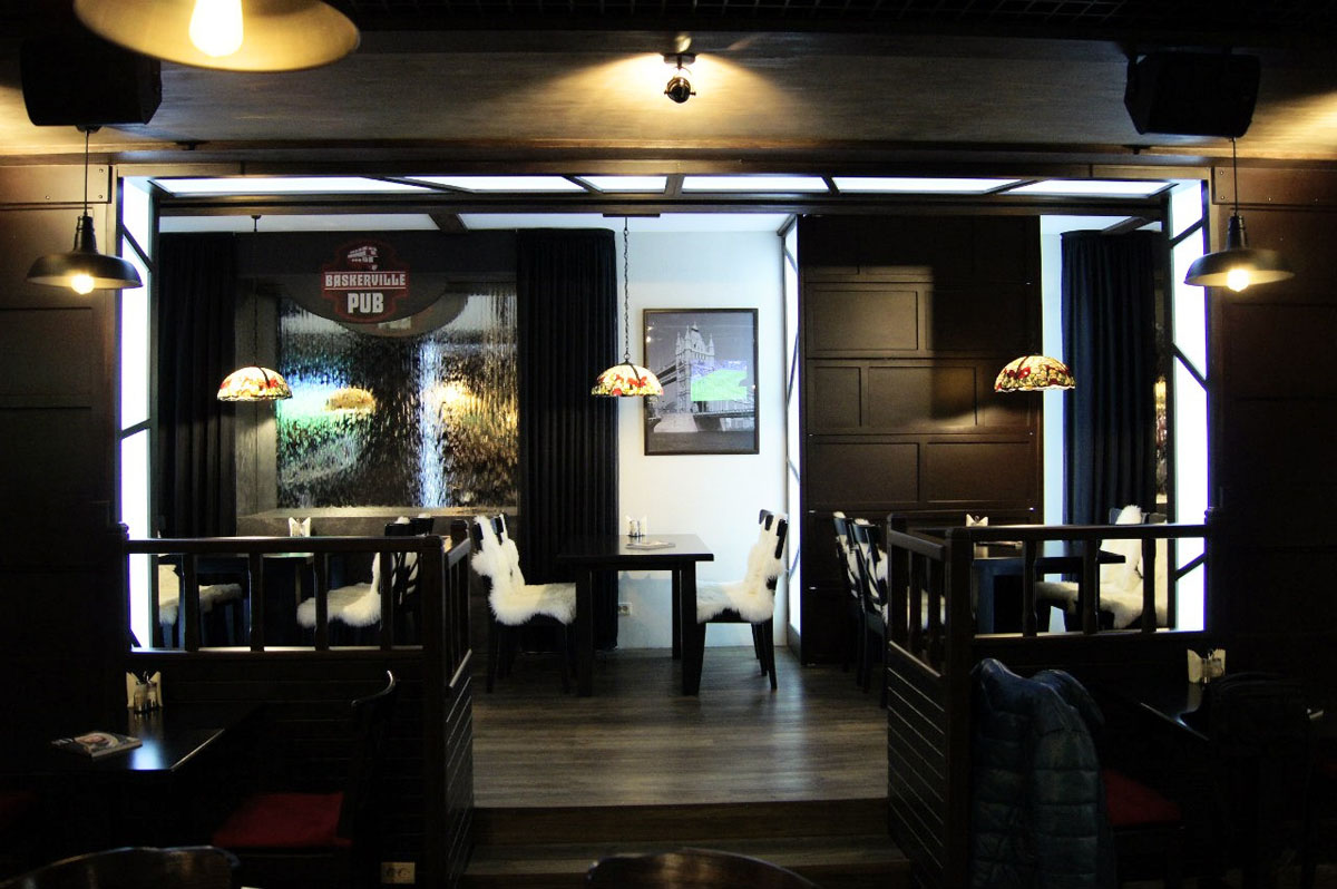 Baskerville Pub — Основной зал, фото банкетного зала