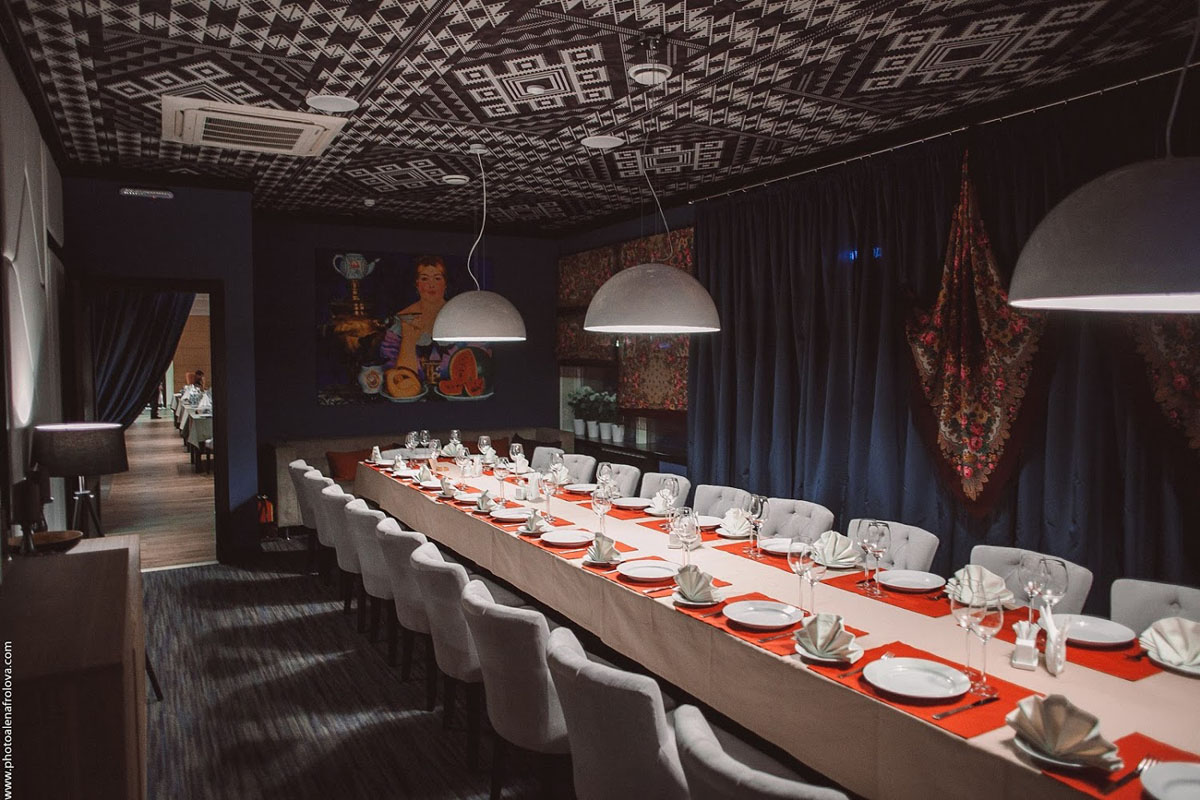 Зал на 90 человек — Ресторан Купеческий