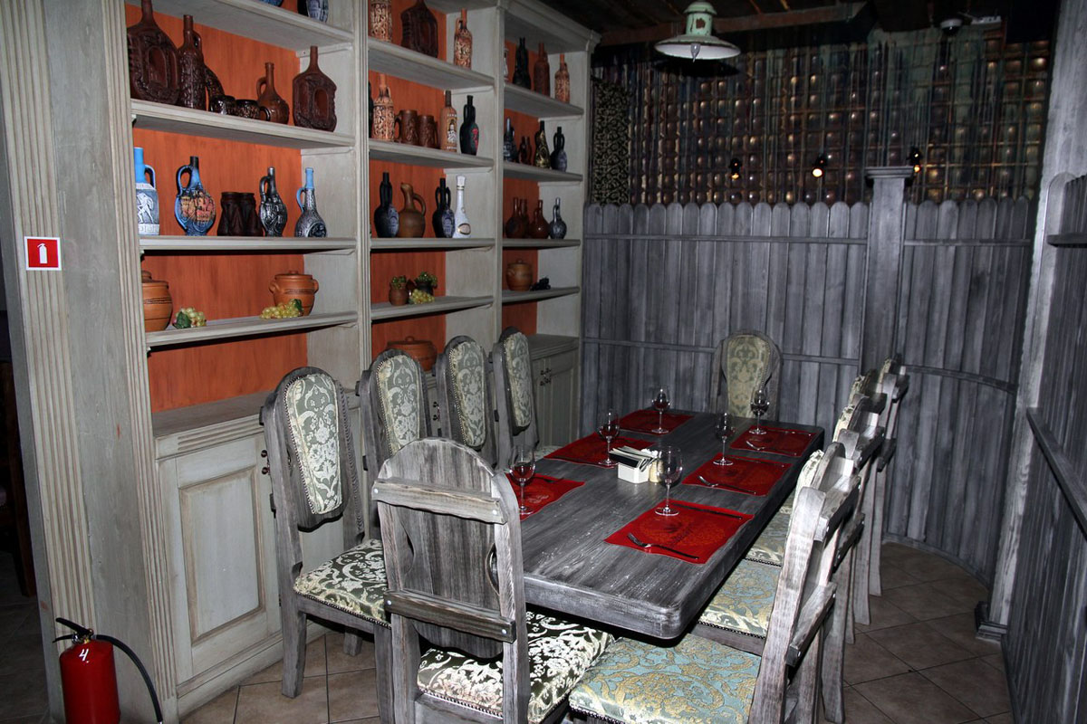 Ресторан Сакартвело — Малый зал, фото банкетного зала