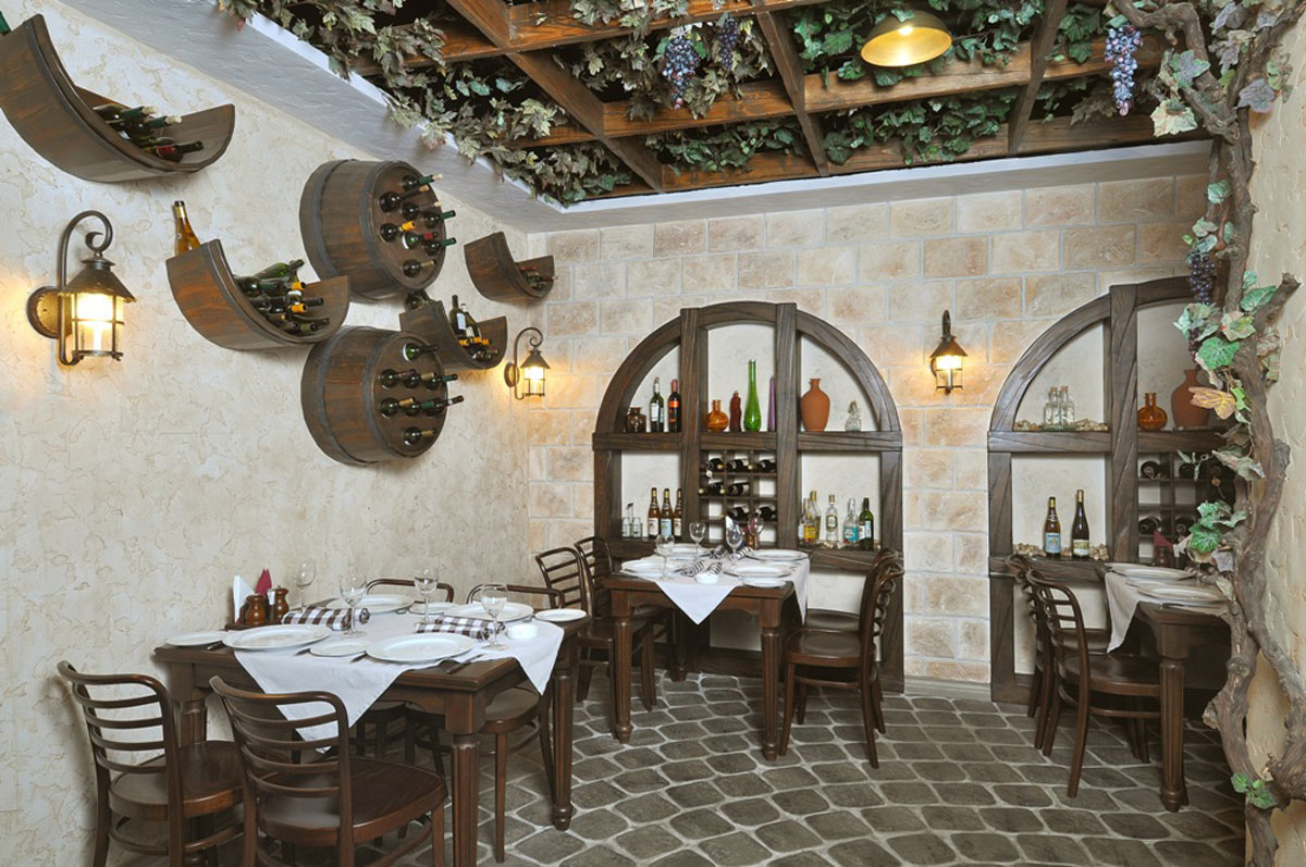 Основной зал — Ресторан Олива