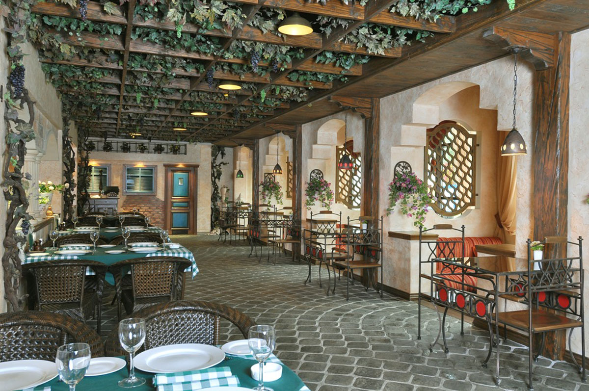 Основной зал — Ресторан Олива