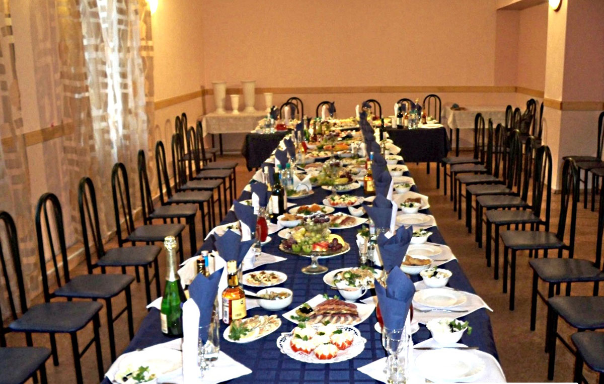 Притяжение — Основной зал, фото банкетного зала