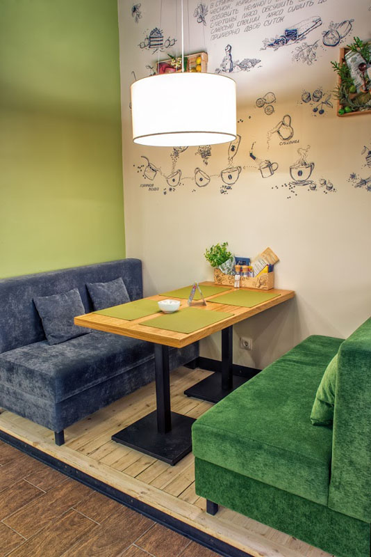 Основной зал — Кафе Гала