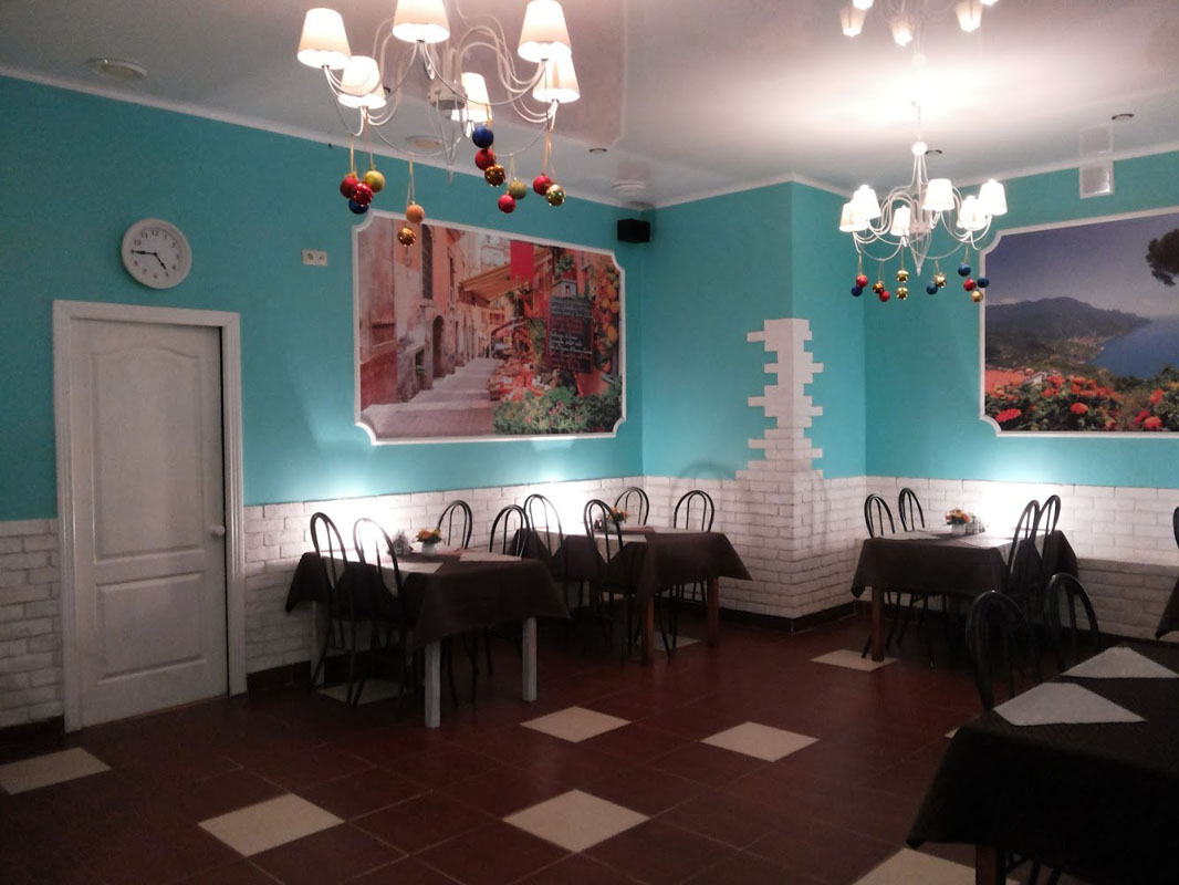 Кафе Улыбка — Основной зал, фото банкетного зала