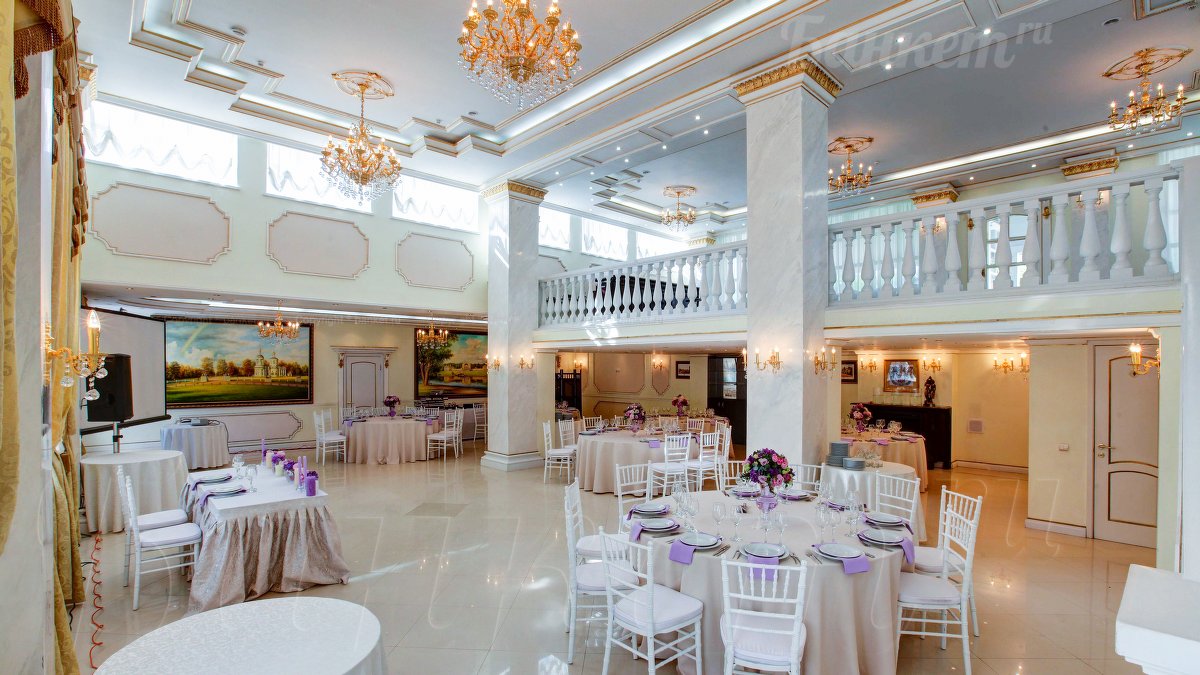 Зал Торжеств в усадьбе Кузьминки — Основной зал, фото банкетного зала
