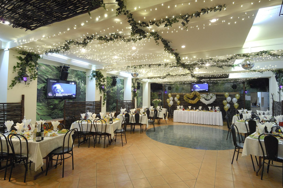 ЗаSада — Основной зал, фото банкетного зала