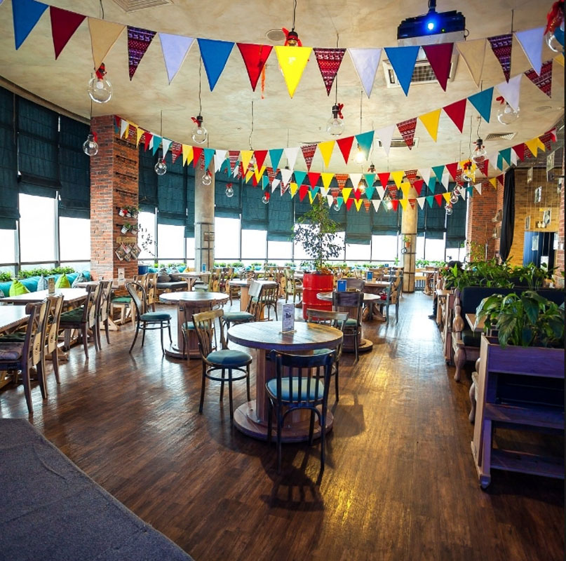 Планета Боулинг — Основной зал, фото банкетного зала