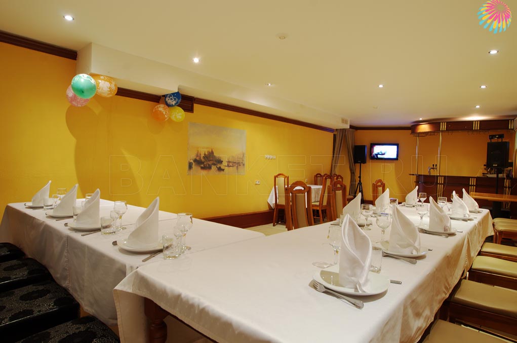 Ресторан Круиз — Зал 1, фото банкетного зала