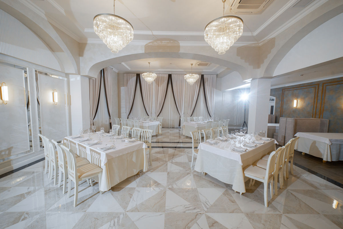 Белый зал — Ресторанно-гостиничный комплекс Тет-а-тет
