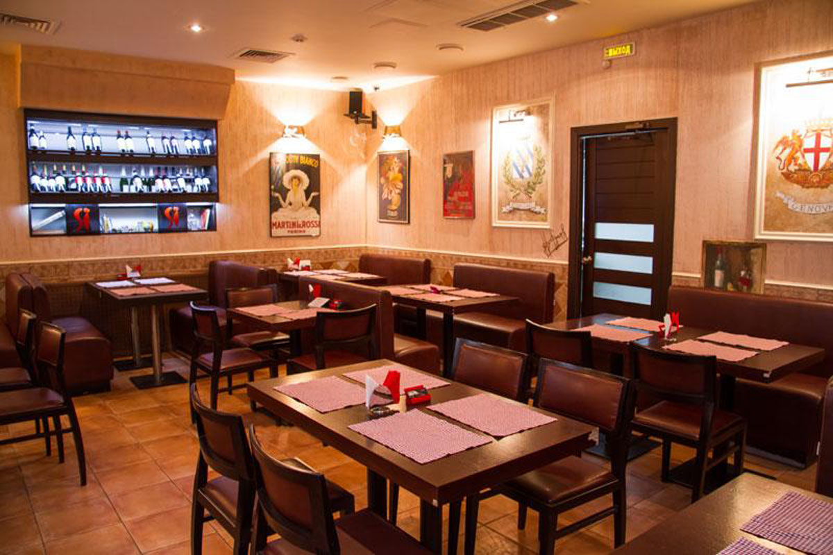 Основной зал — Sapore Italiano