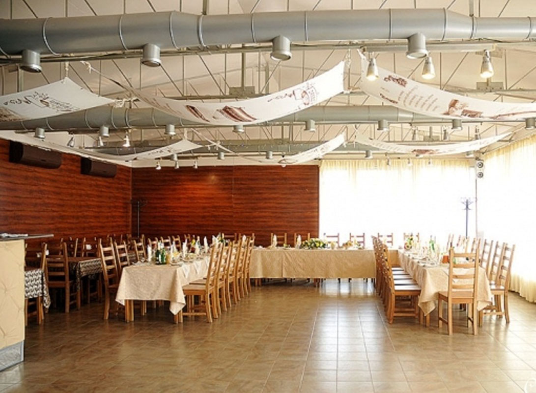 Дирижабль — Основной зал, фото банкетного зала