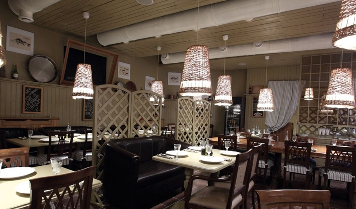 Зал на 50 человек — Рыба