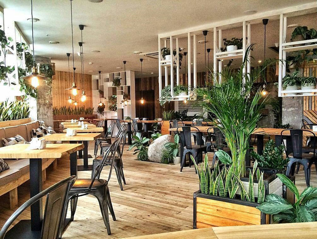 Основной зал — Green Cafe