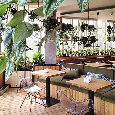 Основной зал — Green Cafe