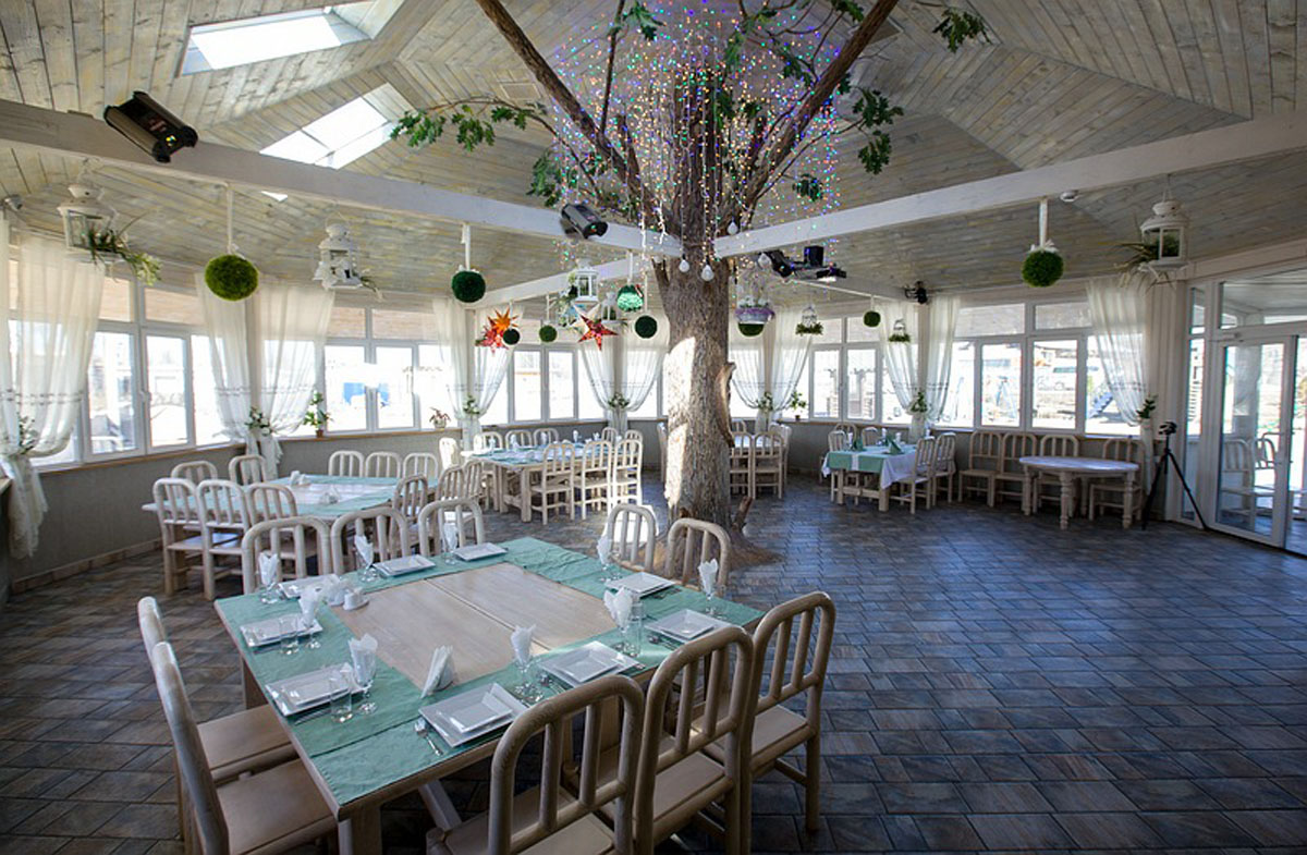 Колесо — Банкетный зал, фото банкетного зала