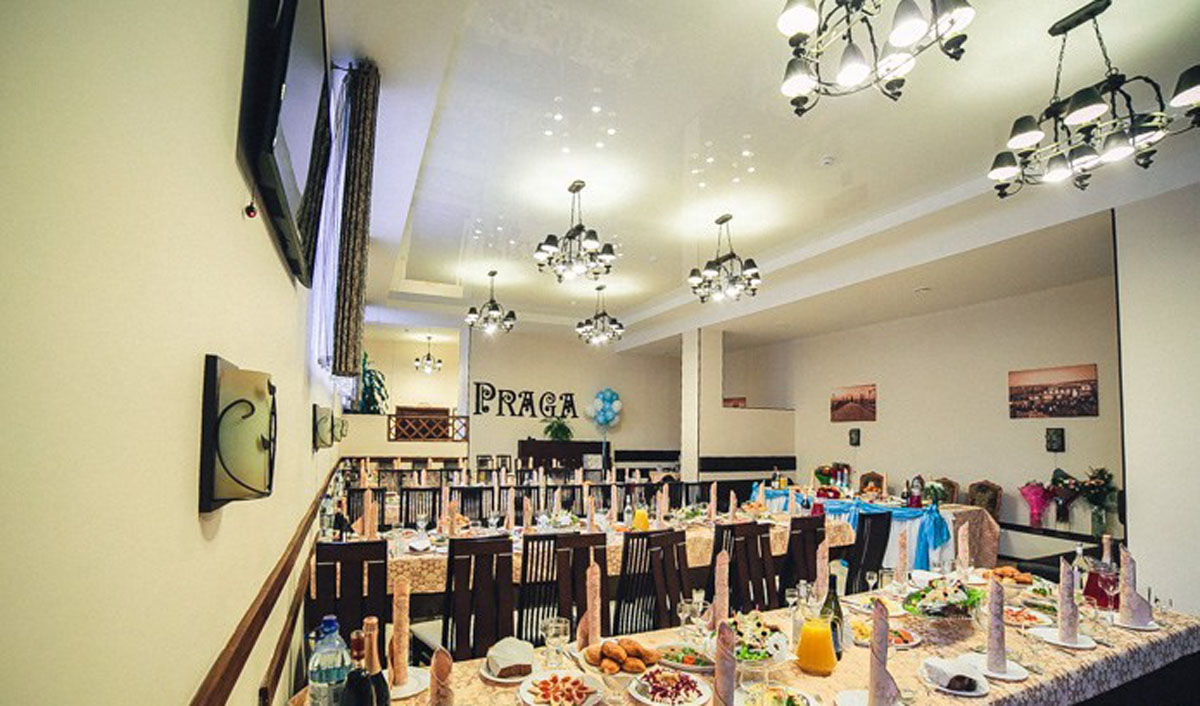 Прага — Основной зал, фото банкетного зала