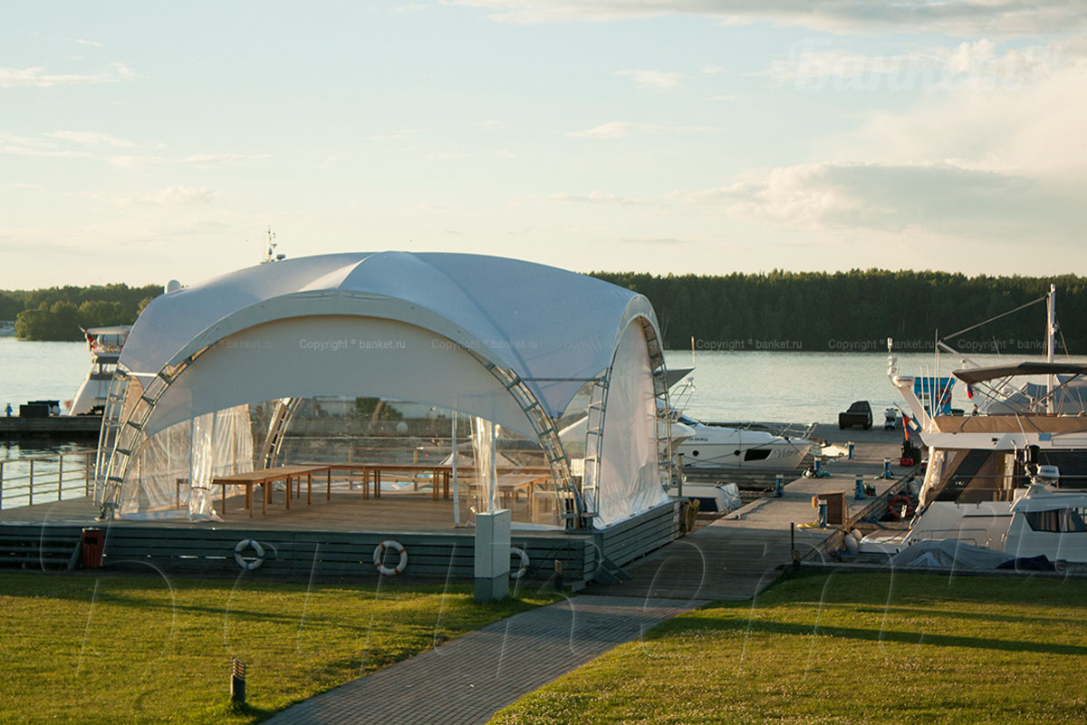 Шатёр 100 кв.м. (на воде) — фото 2