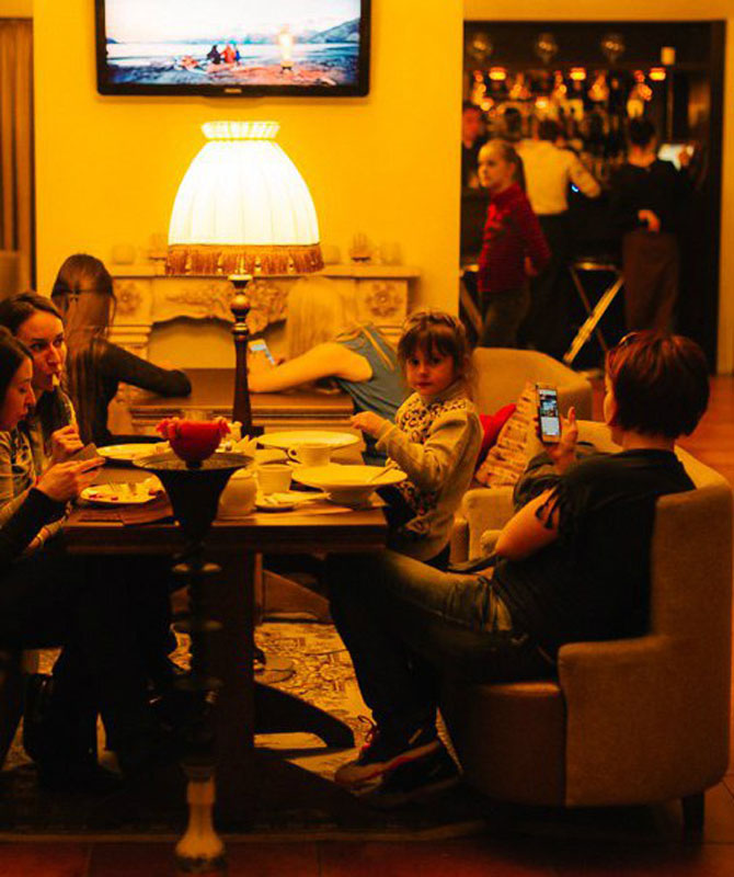 Чаплин — Основной зал, фото банкетного зала