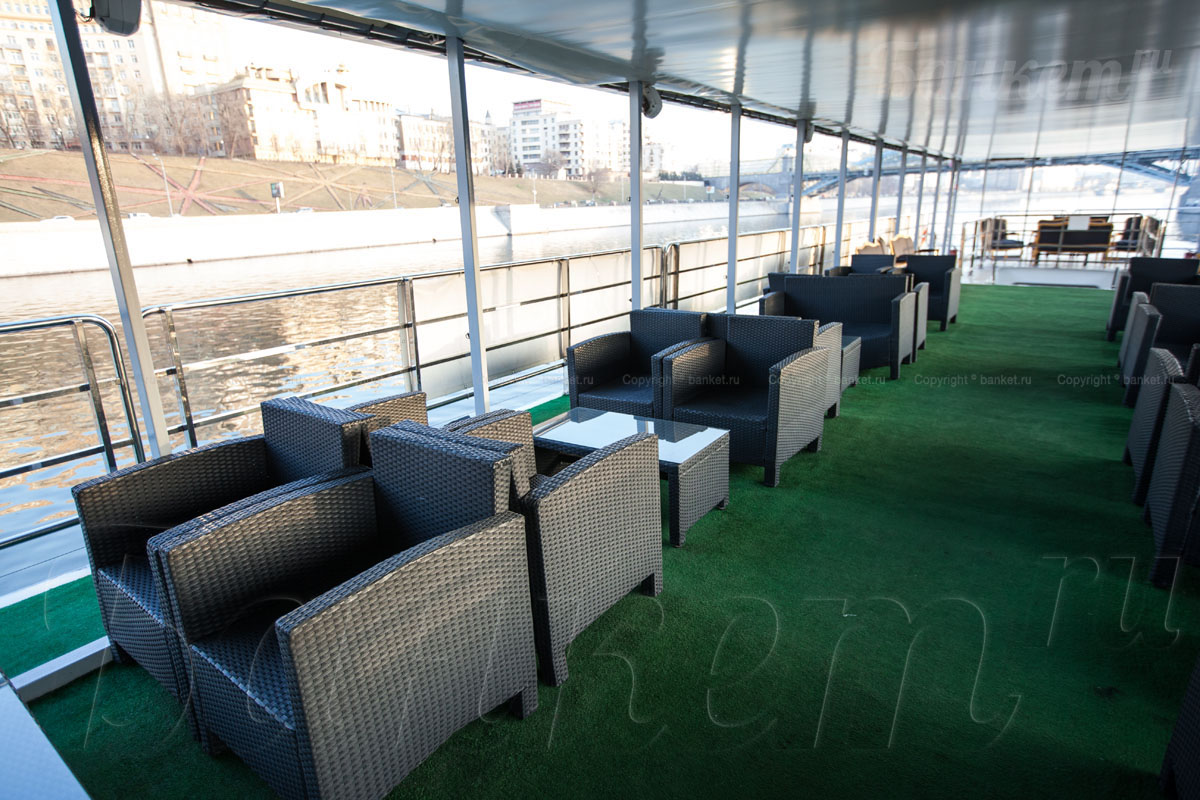 Теплоход River Palace — Верхняя Палуба, фото банкетного зала