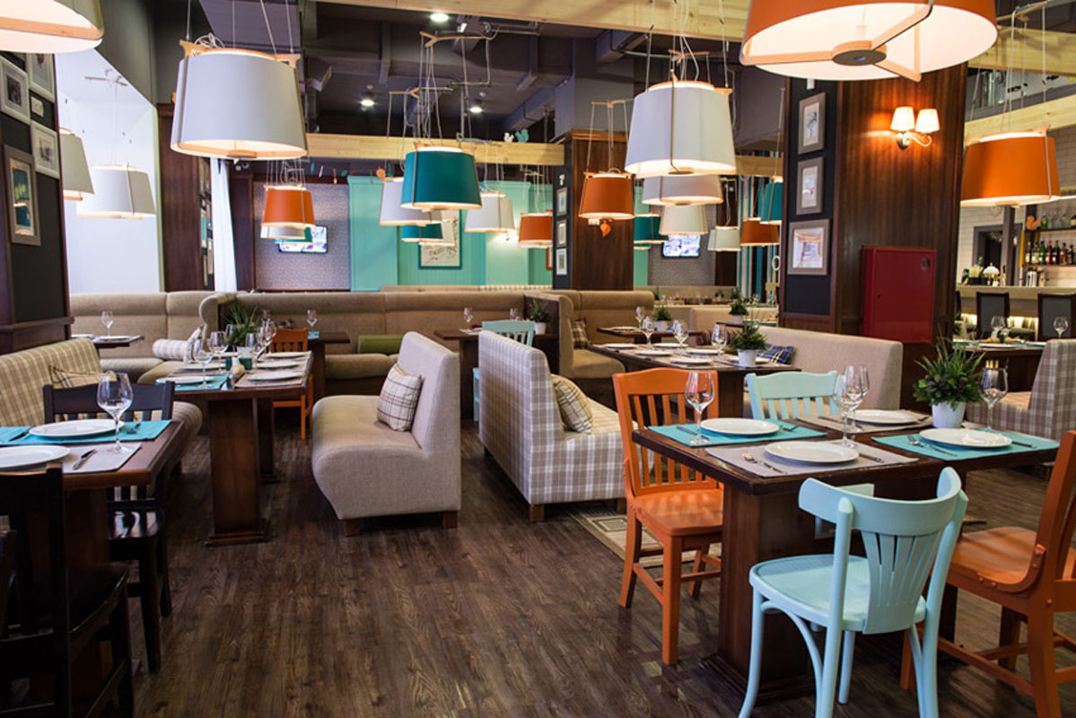 Ресторан средиземноморской кухни Белочка — Основной зал, фото банкетного зала