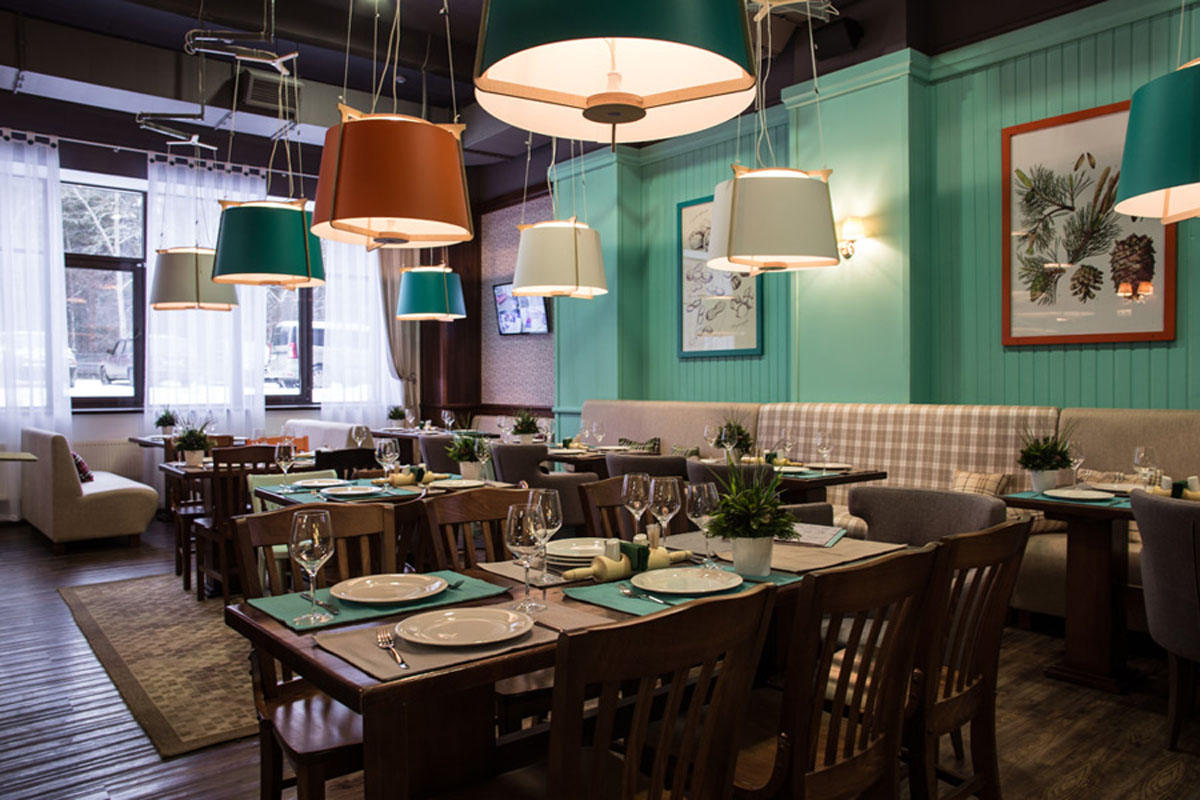 Основной зал — Ресторан средиземноморской кухни Белочка