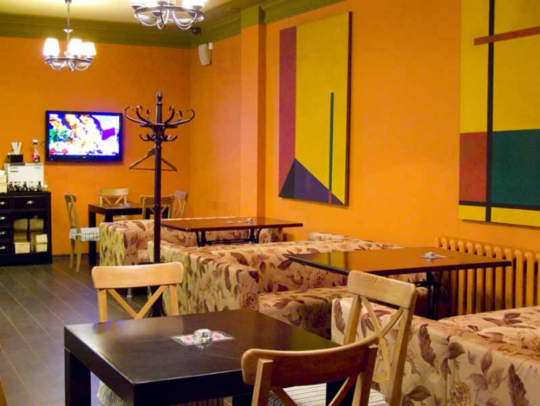 Танцевальный бар и караоке Мит Поинт на улице Академика Королёва — Основной зал, фото банкетного зала