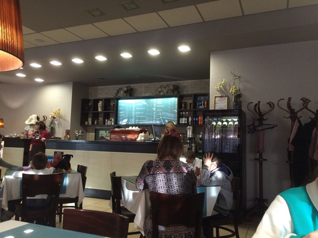 Основной зал — Кафе Веста Пицца на проспекте Ленина