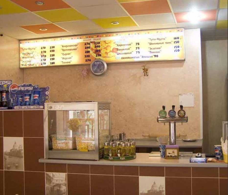 Основной зал — Пиццерия Тутти-Фрутти